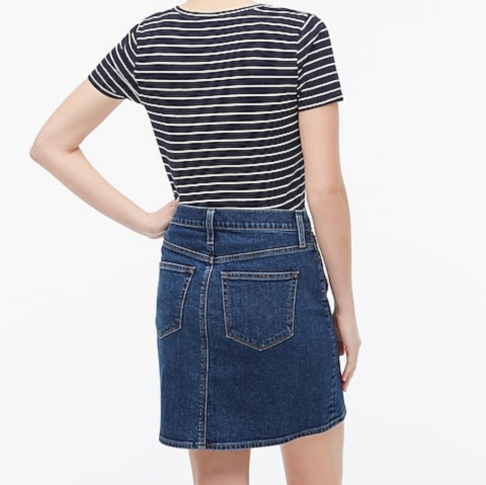 J.Crew denim mini skirt, 34", blue - Picture 4 of 10